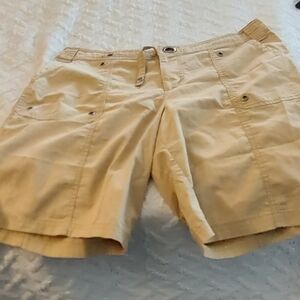 Danskin Women's Cargo Shorts - Tan